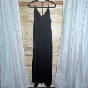 Boutique Black spaghetti strap maxi dress